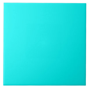 Neon Aqua Ceramic Tile