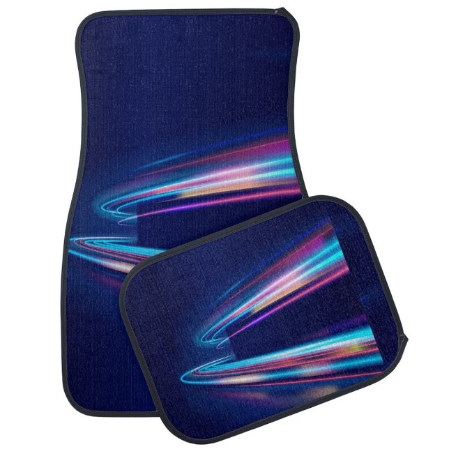 Neon Art  Car Floor Mat (Keep your car floors protected and relax your feet with a custom floor mat!)