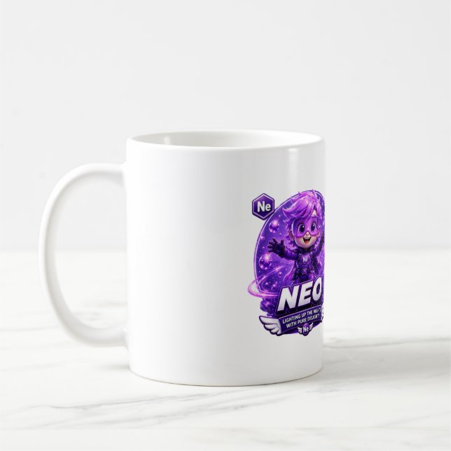 Neon ATOMIVRA Coffee Mug (Left)