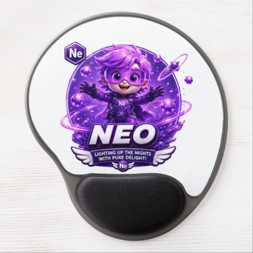 Neon ATOMIVRA Gel Mouse Pad