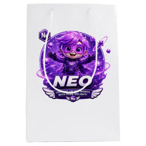 Neon ATOMIVRA Medium Gift Bag