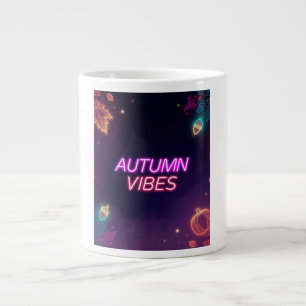 Neon Autumn Vibes Giant Coffee Mug