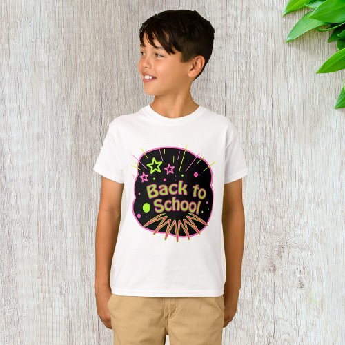 Neon Back To School T_Shirt