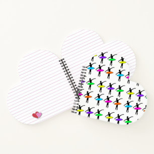 Neon Ballerina Ballet Tutu Dance Teacher Pointe Notebook