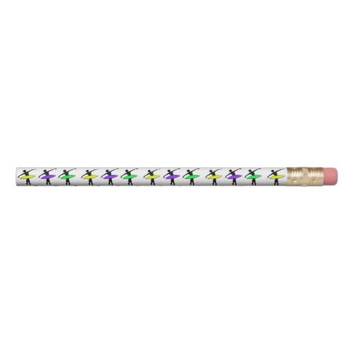 Neon Ballerina Dance Studio Teacher Ballet Pointe Pencil