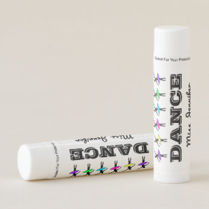 Neon Ballerina Tutus Ballet Dance Studio Teacher Lip Balm