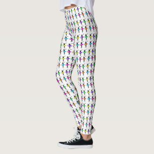 Neon Ballerinas Ballet Dance Dancer Gift Leggings