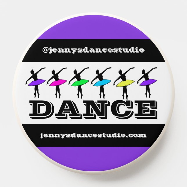 Neon Ballerinas Ballet Dance Studio Teacher Dancer PopSocket (Popsocket)