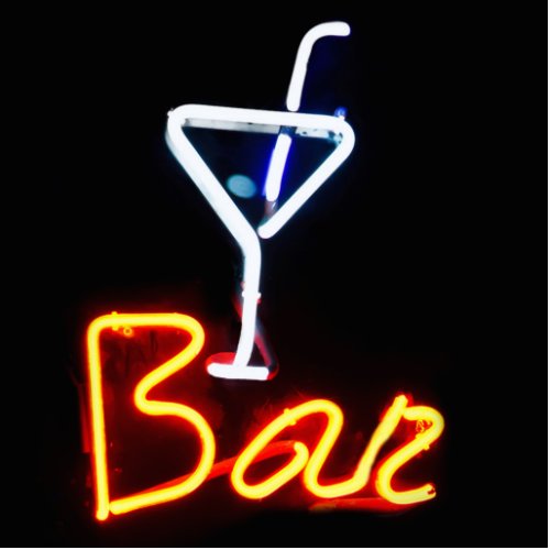 Neon Bar Sign Sculpture