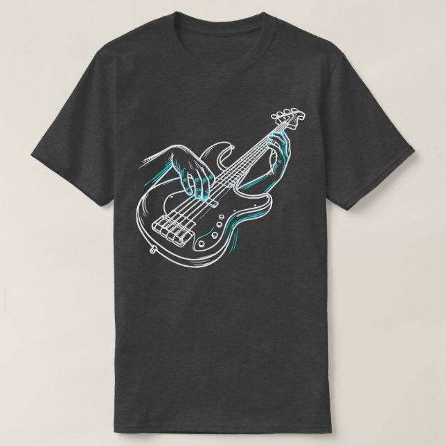 Neon BassMan T-Shirt (Design Front)