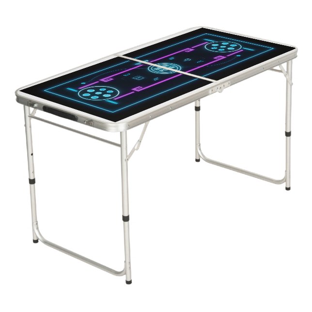 Neon Beer Pong Arena (Angled)