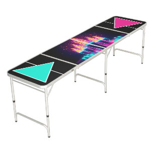 Neon Beer Pong Table