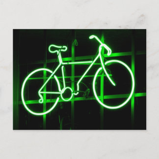 Neon Bicycle postcard
