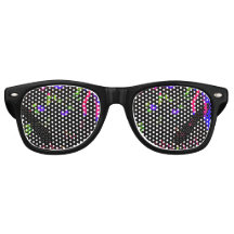 Neon Black Cat with Glowing Eyes