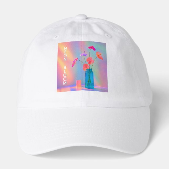 Neon Bloom Cap (Front)
