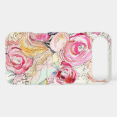 Neon Blooms iPhone Case (Back (Horizontal))