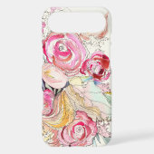 Neon Blooms iPhone Case (Back)