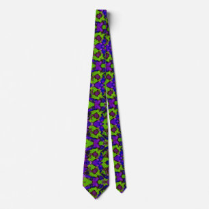 Neon Bloomstorm Neck Tie