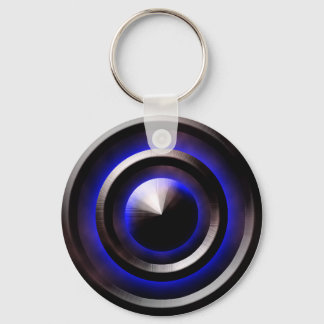 Neon-Blue Keychain
