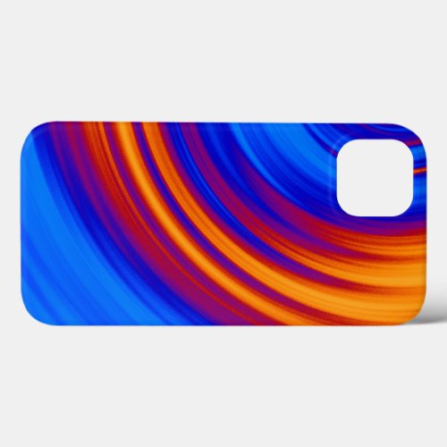 Neon Blue Orange Red Yellow iPhone 13 Case