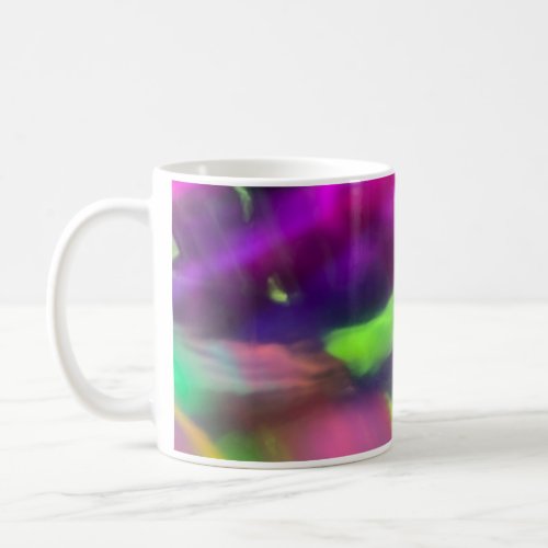 neon blue pink green synth wave  Luminous lights Coffee Mug