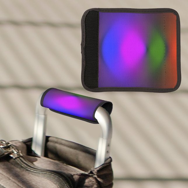 Neon Blue, Purple, Green, Orange Luggage Handle Wrap (Neon Blue, Purple, Green, Orange Luggage Handle Wrap)