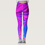 Neon Blue Purple Pink Abstract Pattern Leggings<br><div class="desc">Neon Blue Purple Pink Abstract Pattern</div>