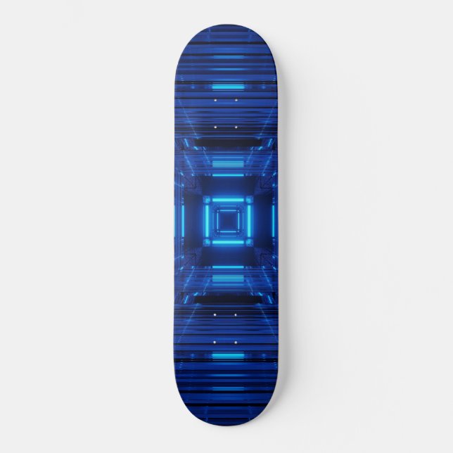 Neon Blue  Skateboard (Front)