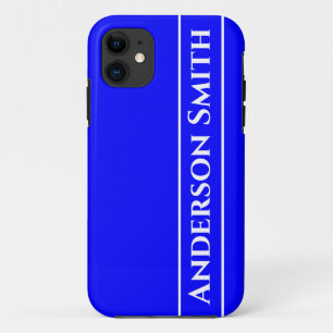 Neon Blue Solid Color iPhone 11 Case