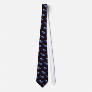 Neon Blue Violin Tie