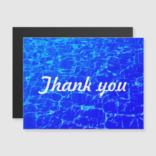 Neon Blue Waters Colorful Pools Patterns Thank You