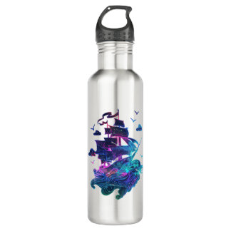 Neon Boat Stainless Steel Water Bottle