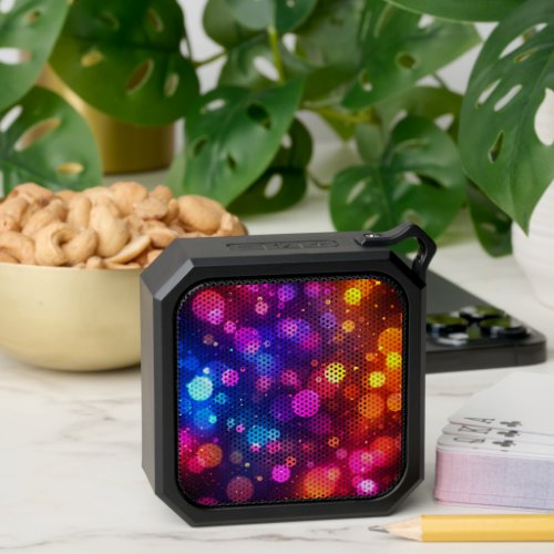 Neon Bokeh Lights Abstract Bluetooth Speaker