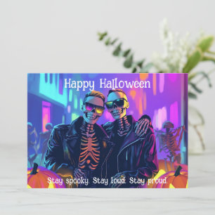 🌈🎃Neon Bone Babes card