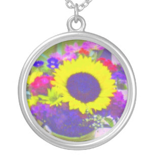 Neon Bouquet Necklace