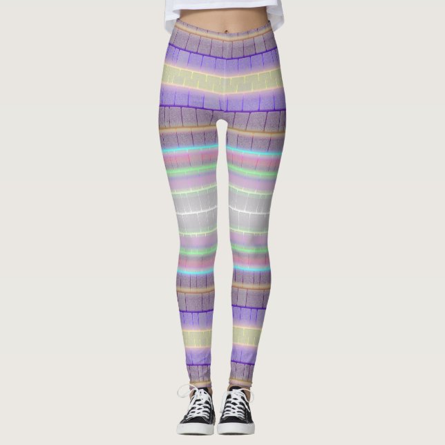 Neon Bricks Leggings (Front)
