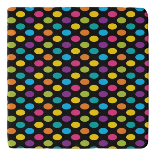 Neon Bright trendy fashion colorful design 3 Trivet