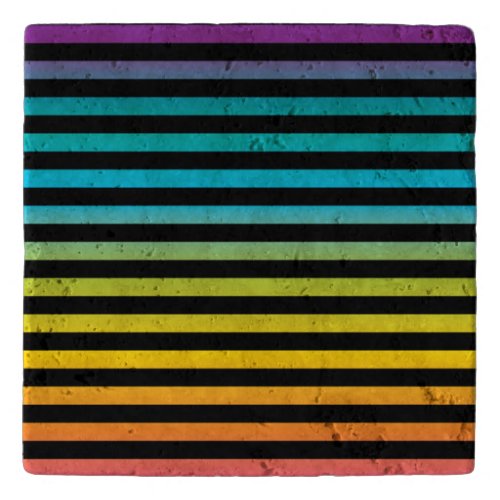 Neon Bright trendy fashion colorful design 6 Trivet