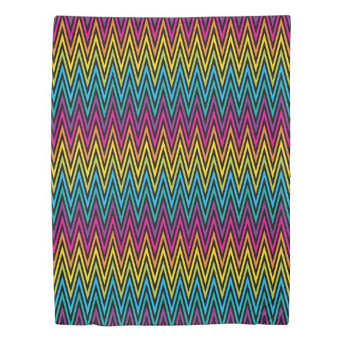 Neon Bright trendy fashion colorful design 8 Duvet Cover