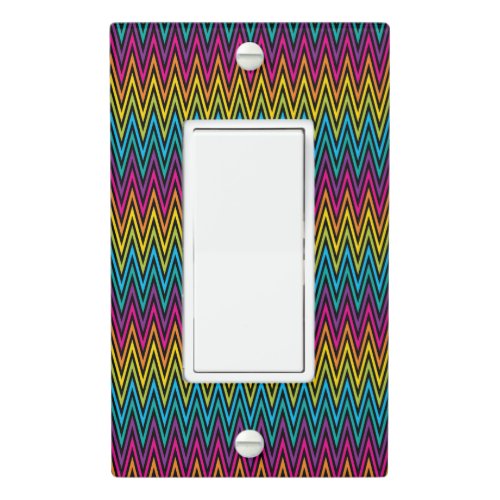 Neon Bright trendy fashion colorful design 8 Light Switch Cover