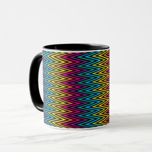 Neon Bright trendy fashion colorful design 8 Mug