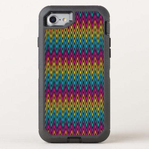 Neon Bright trendy fashion colorful design 8 OtterBox Defender iPhone SE87 Case