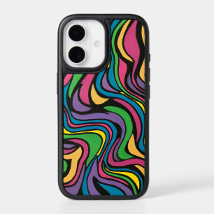 Neon Brook-Psychedelic Modern Art iPhone 17 Case