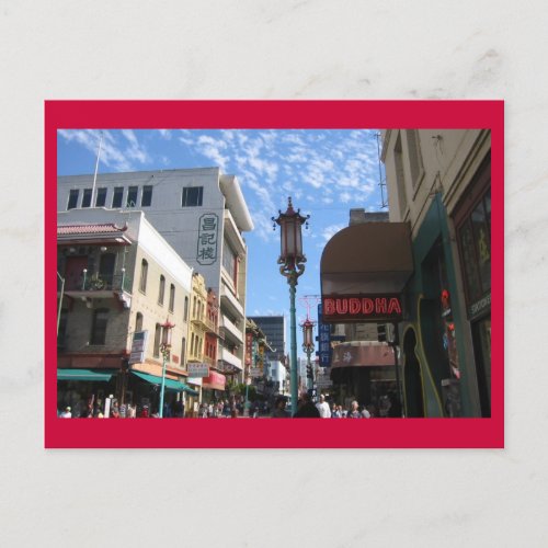 Neon Buddha Chinatown San Francisco Postcards