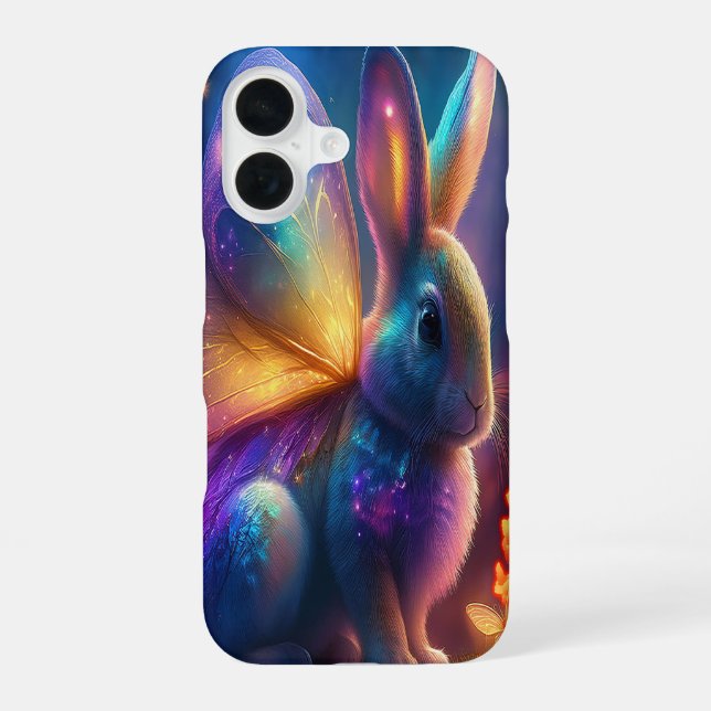 Neon Bunny Iphone Case (Back)