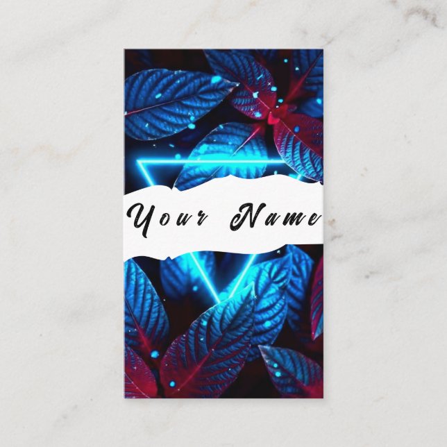 Neon Business Card (Front)