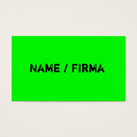 Neon Business Cards (Front)