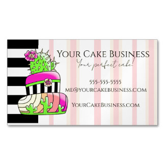 Neon Cactus Business Card