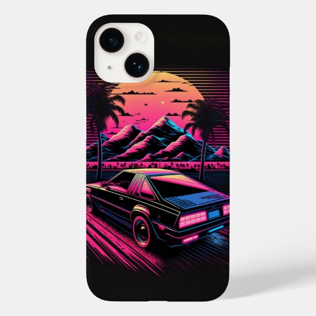 Neon Car Phone Cover (Back)