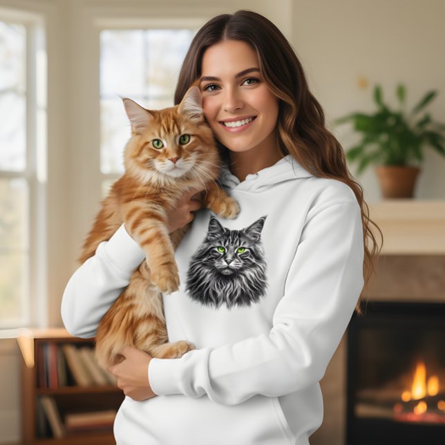 Neon Cat: Electric Soul Hoodie (Creator Uploaded)